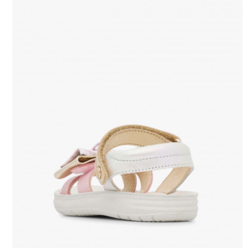 NATURINO SUMATRA Leather sandals in Pink - Picture 4 of 16